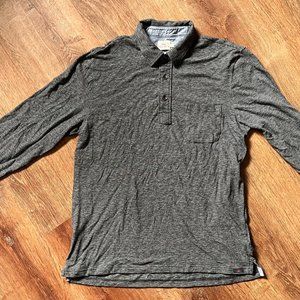 Faherty Black Polo Shirt